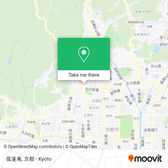 孤篷庵 map
