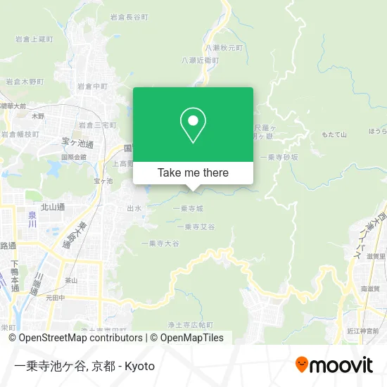 一乗寺池ケ谷 map