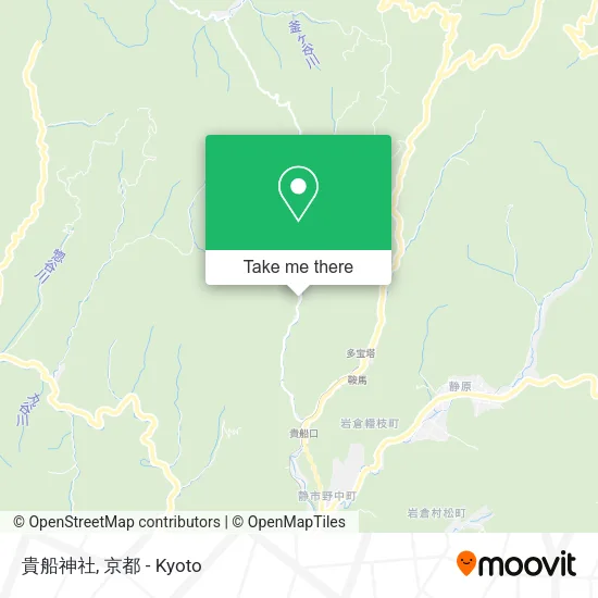 貴船神社 map