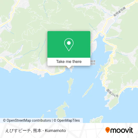 えびすビーチ map