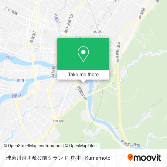 球磨川河川敷公園グランド map