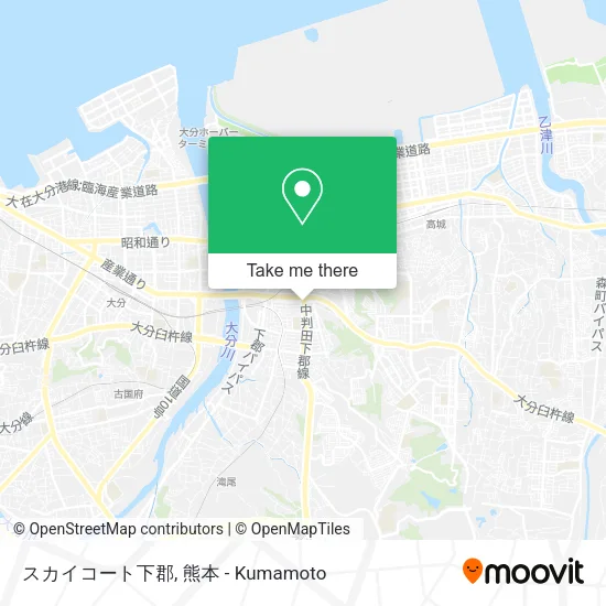 スカイコート下郡 map