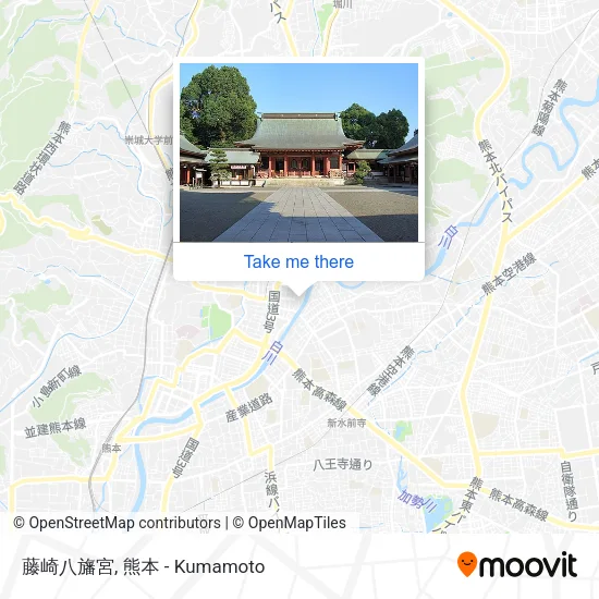 藤崎八旛宮 map