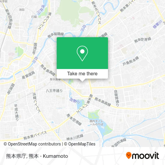 熊本県庁 map