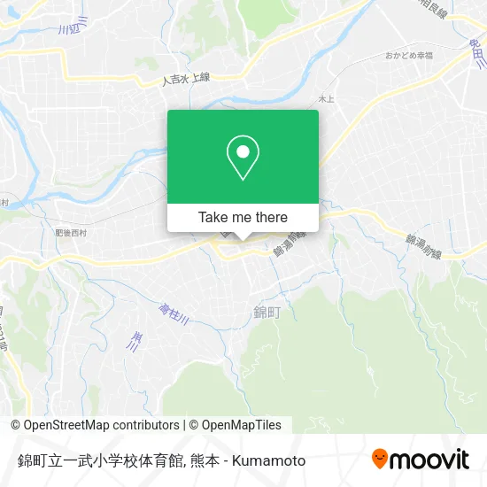 錦町立一武小学校体育館 map