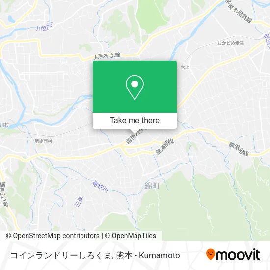 コインランドリーしろくま map