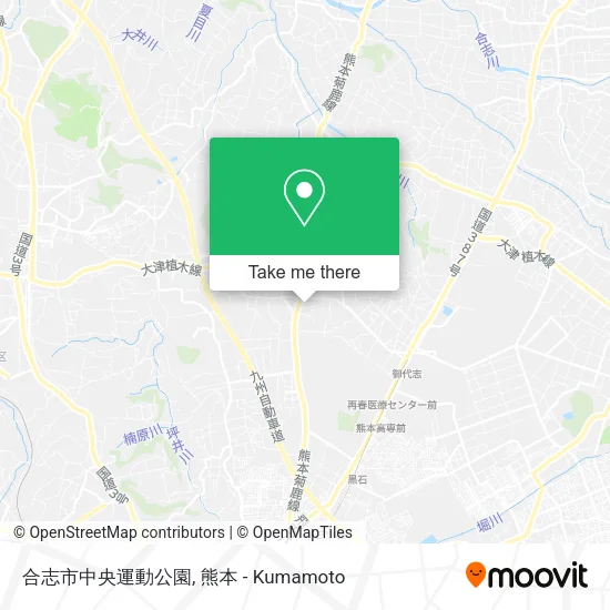 合志市中央運動公園 map