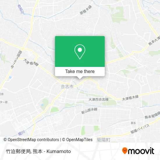 竹迫郵便局 map