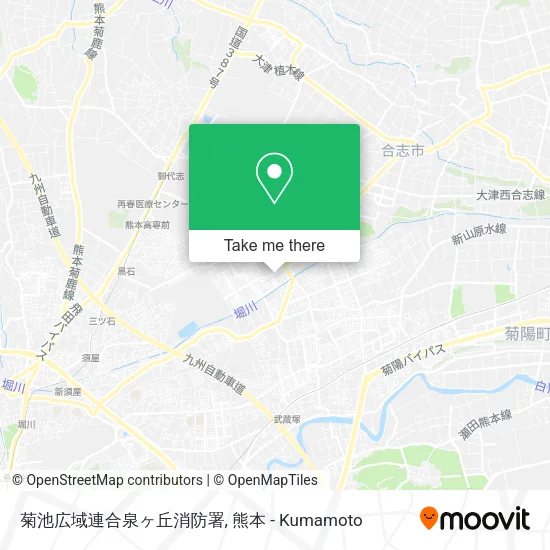 菊池広域連合泉ヶ丘消防署 map