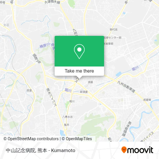 中山記念病院 map