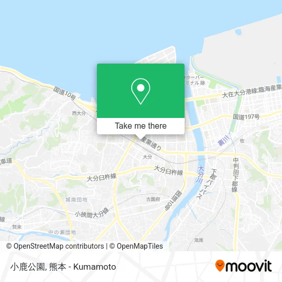 小鹿公園 map