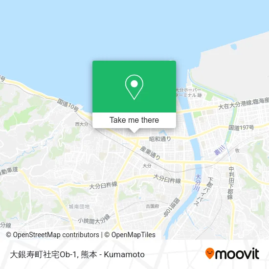 大銀寿町社宅Ob-1 map