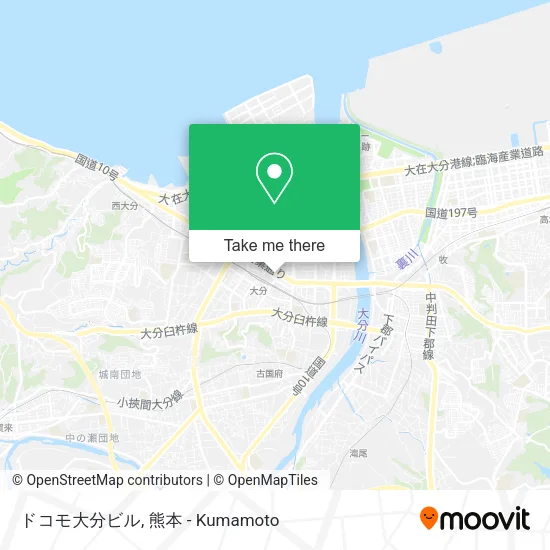 ドコモ大分ビル map