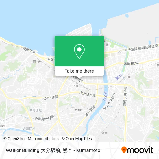 Walker Building 大分駅前 map