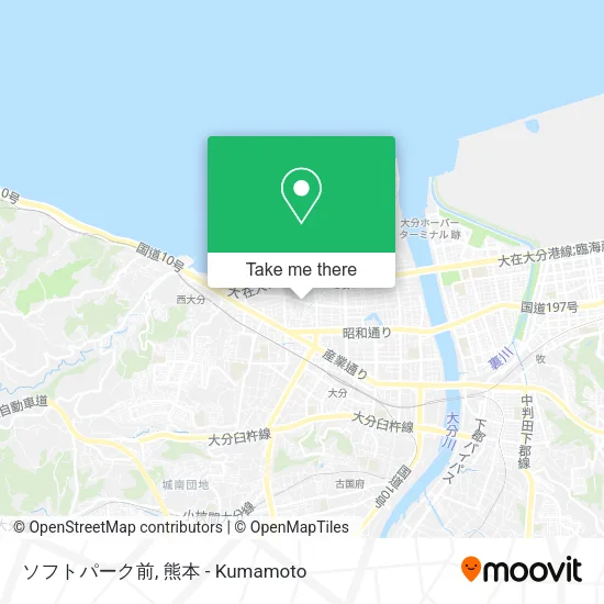 ソフトパーク前 map