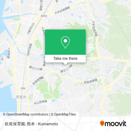 萩尾保育園 map