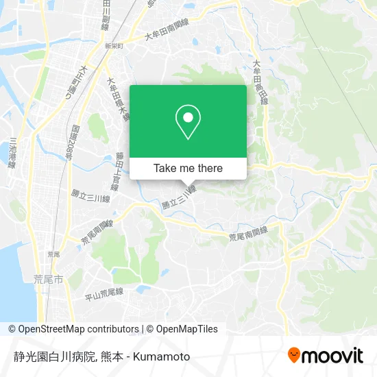 静光園白川病院 map