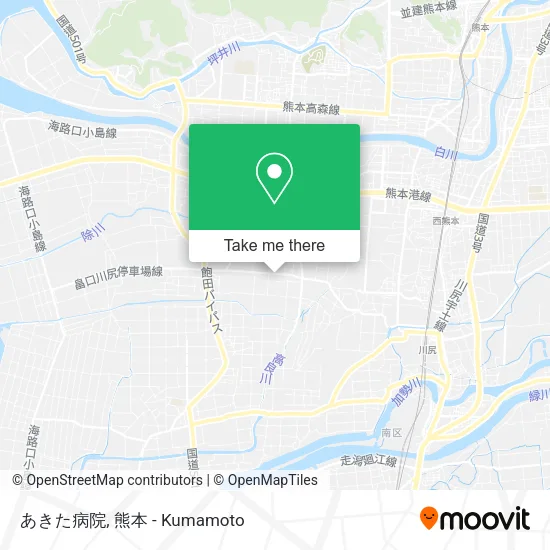 あきた病院 map