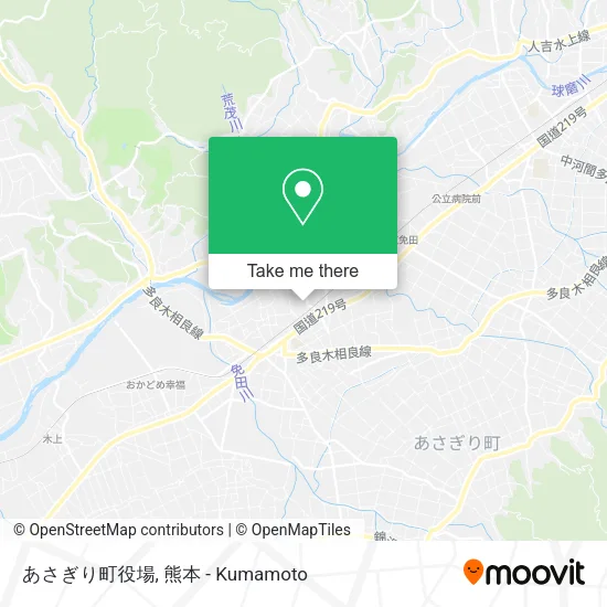 あさぎり町役場 map