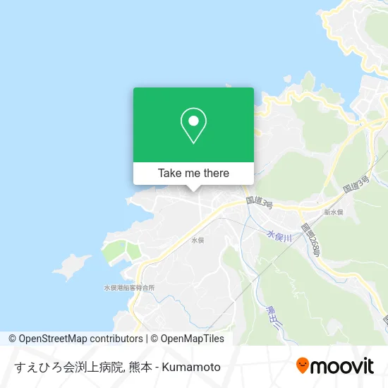 すえひろ会渕上病院 map
