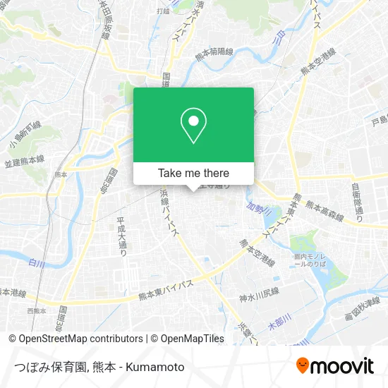 つぼみ保育園 map
