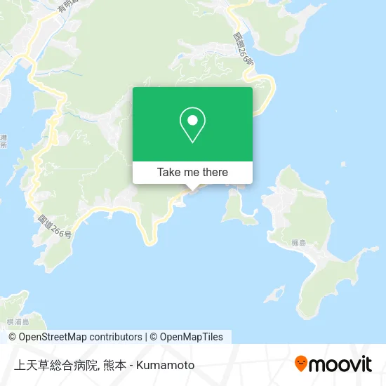 上天草総合病院 map