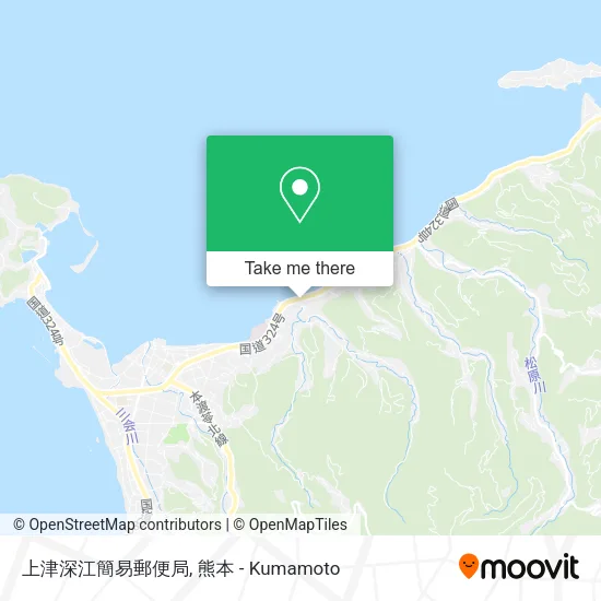 上津深江簡易郵便局 map