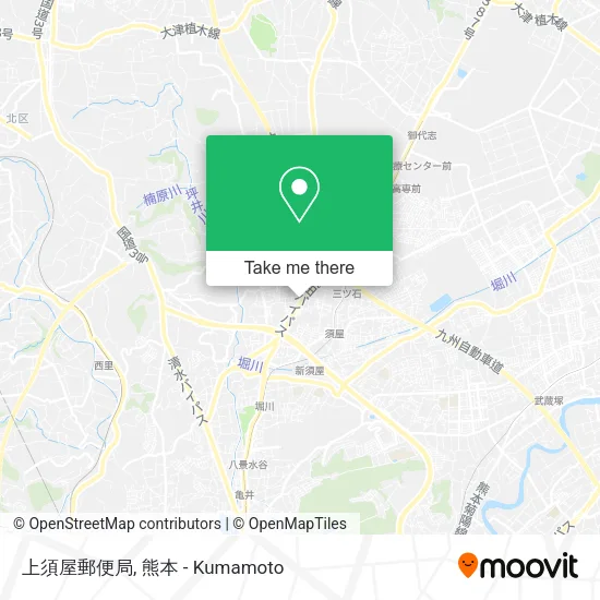 上須屋郵便局 map