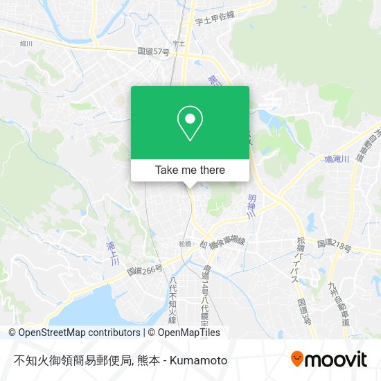 不知火御領簡易郵便局 map