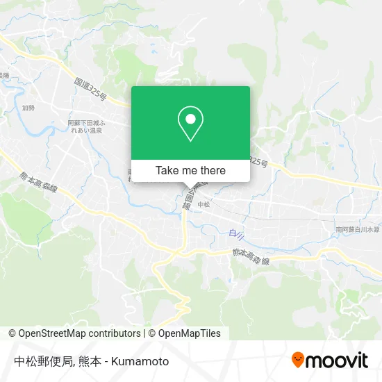 中松郵便局 map