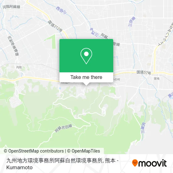 九州地方環境事務所阿蘇自然環境事務所 map
