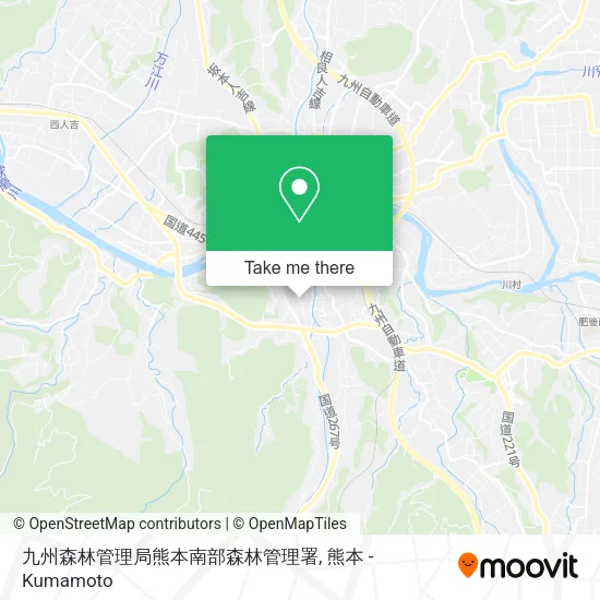 九州森林管理局熊本南部森林管理署 map
