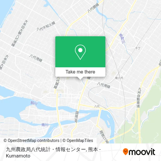 九州農政局八代統計・情報センター map
