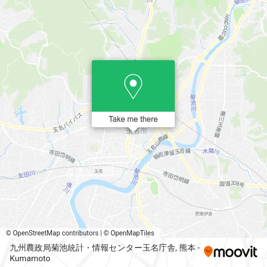 九州農政局菊池統計・情報センター玉名庁舎 map
