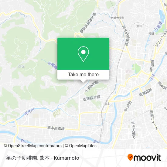 亀の子幼稚園 map