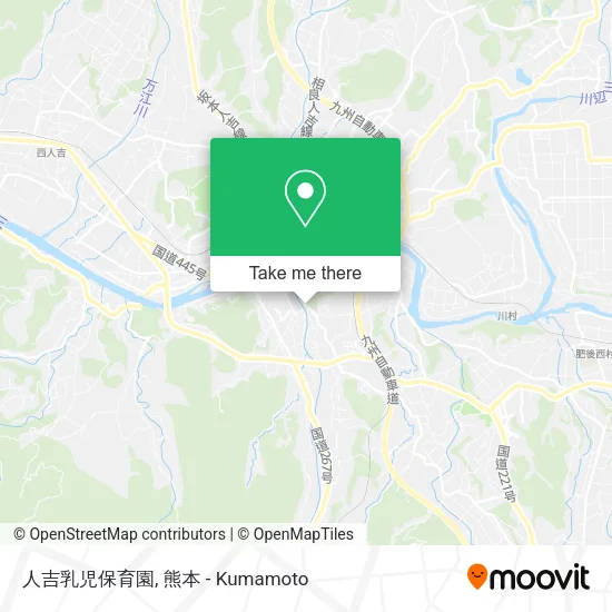 人吉乳児保育園 map