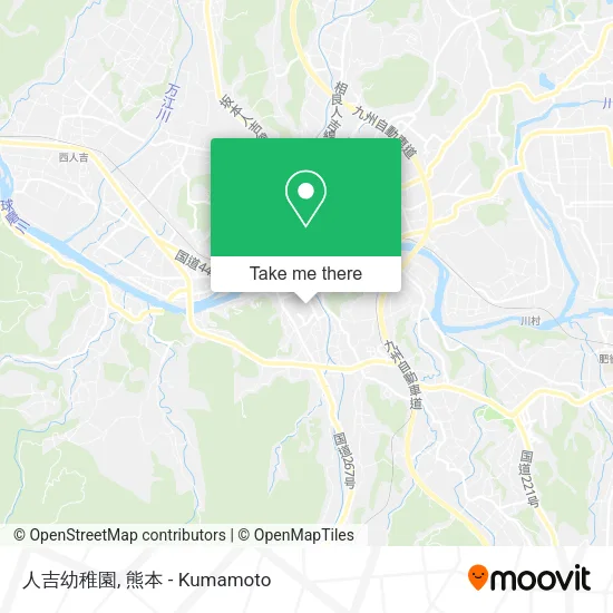 人吉幼稚園 map