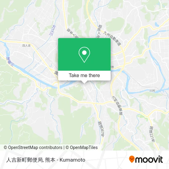人吉新町郵便局 map