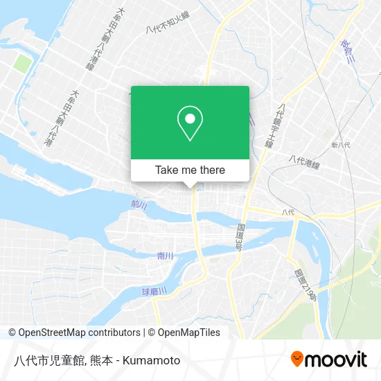 八代市児童館 map