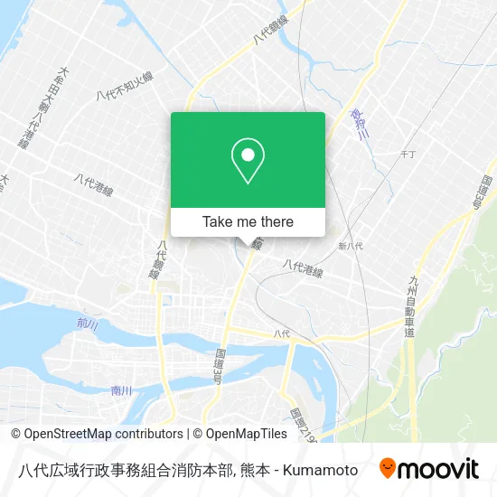 八代広域行政事務組合消防本部 map
