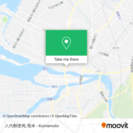 八代郵便局 map