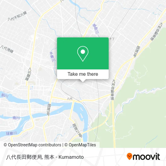 八代長田郵便局 map