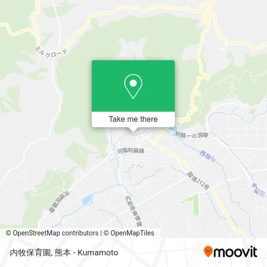 内牧保育園 map
