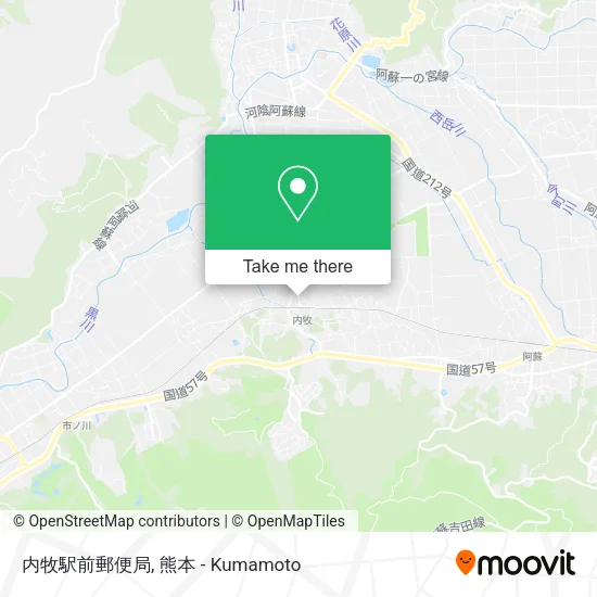 内牧駅前郵便局 map