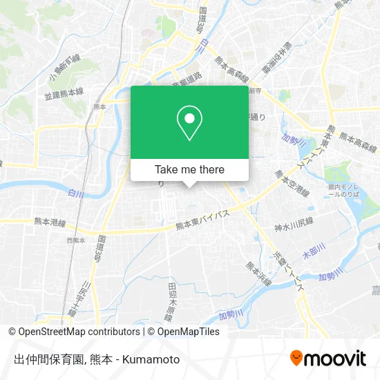 出仲間保育園 map