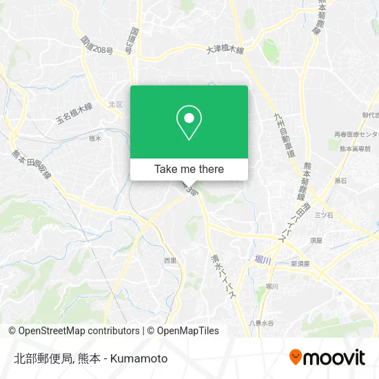 北部郵便局 map
