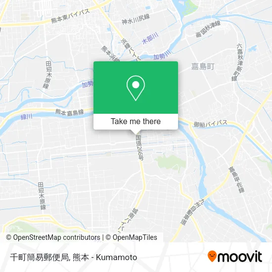 千町簡易郵便局 map