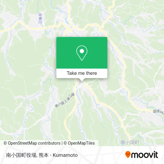 南小国町役場 map