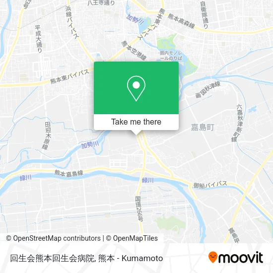 回生会熊本回生会病院 map