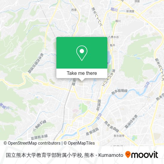 国立熊本大学教育学部附属小学校 map